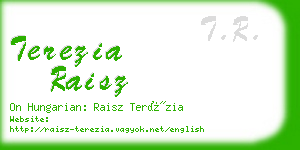 terezia raisz business card